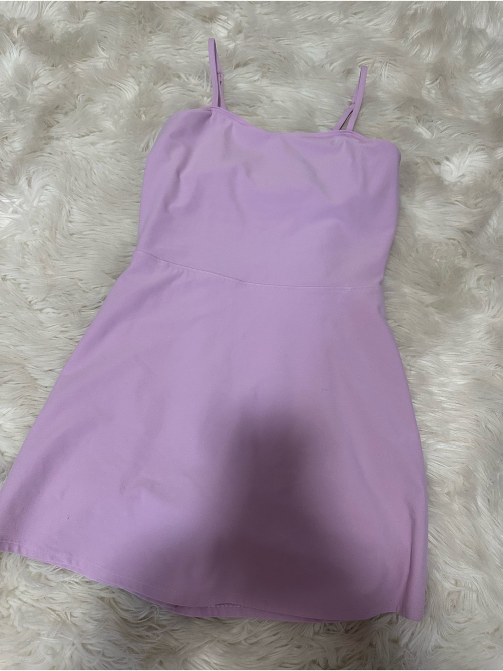 ALO Yoga Pastel Lilac athletic Mini Dress